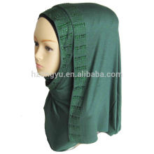 Maxi Gebet Mode Schal Schal Frauen stilvolle muslimischen Stein Stretch Jersey Hijab